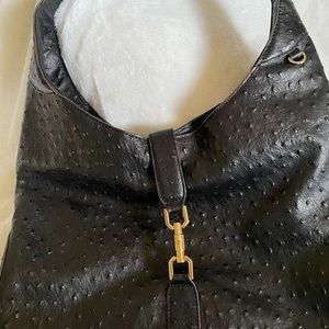 Ostrich genuine leather G.I.L.I. Hobo